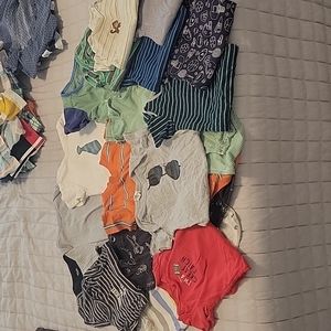 17 piece bundle of 12M Boys onsies- Good condition
